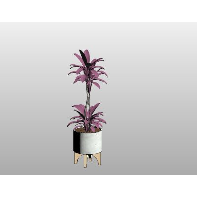 Light Bulb Vase with Leaves