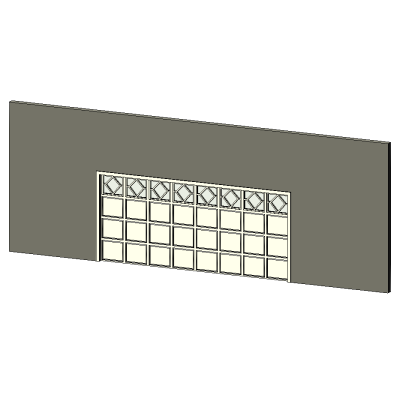 Sectional Garage Door with Decorative Windows