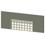 Sectional Garage Door with Decorative Windows