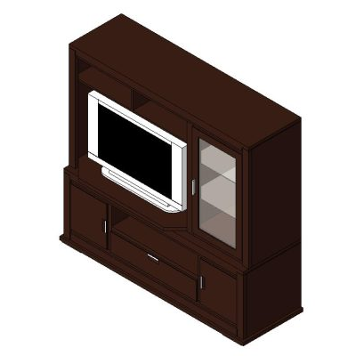 Traditional TV Entertainment Center