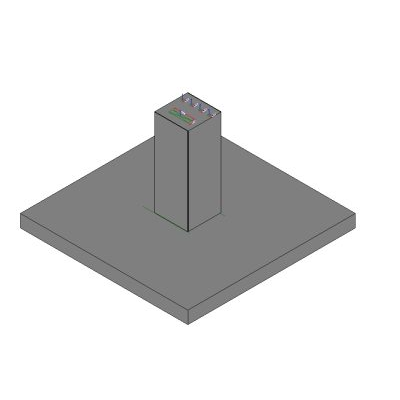 Parameterized floor electrical panel