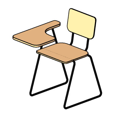 chair-arm desk