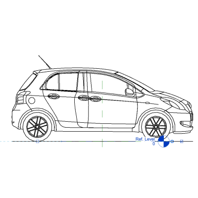 CAR Parametric Toyota Yaris Swap between 3 and 5 doors 11065