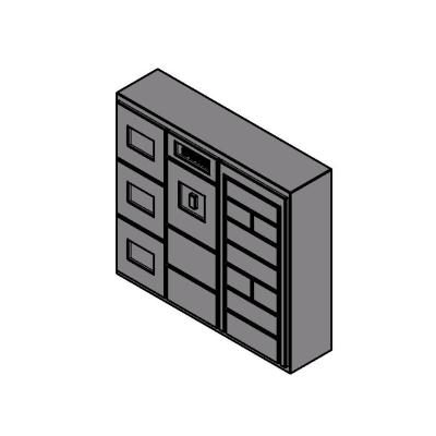 Modern Multi-Drawer Cabinet