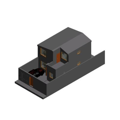 Two-floor house