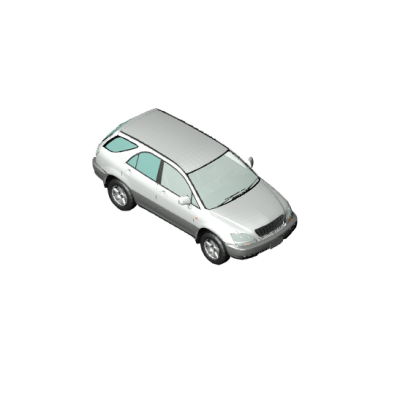 Silver Lexus RX