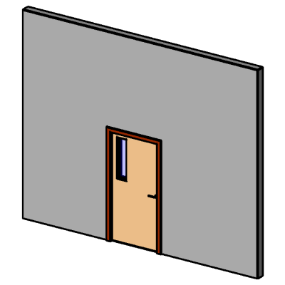 Single Door with Handle 2090