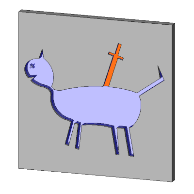 Dead Kitty window with modern geometry