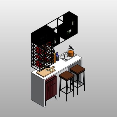 Gourmet Home Bar Unit