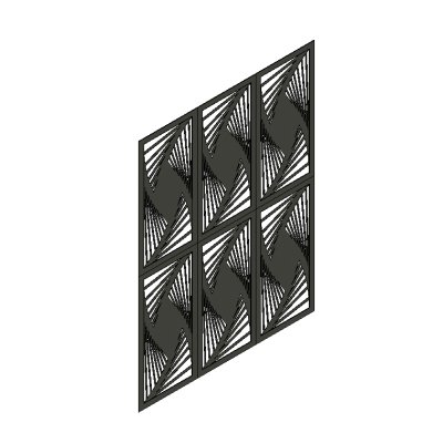 Dynamic Patterned Screen Panel