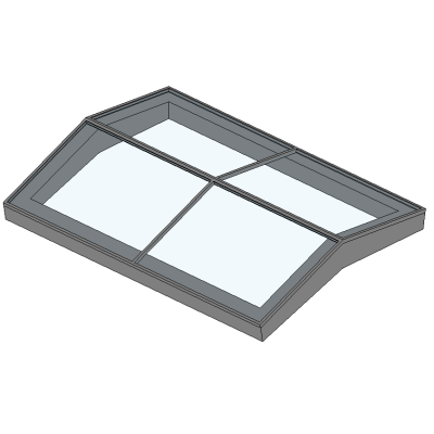 CPI Ridge Skylights with Standing Seam Curb 8315