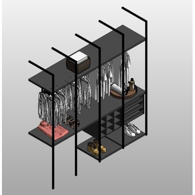 Elegant Walk-In Closet