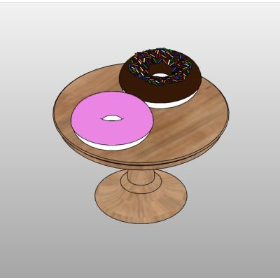Stylish Round Tray 16