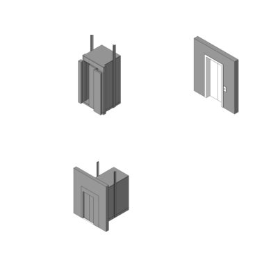 Comprehensive Elevator Family Collection