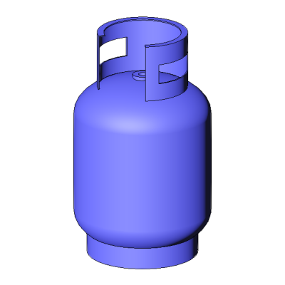 Vertical LPG cylinder