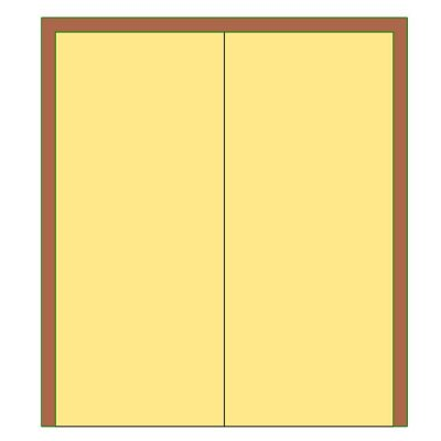 Double Leaf Interior Door Model