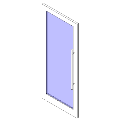 Full-Lite Framed Glass Door