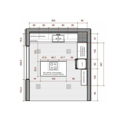 Modern kitchen model - revit 2020