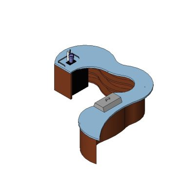 Twisted End Table