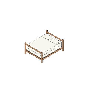 Black Four-Poster Bed