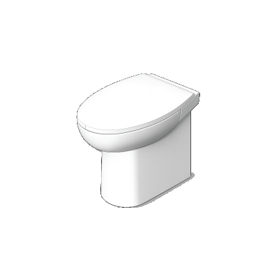 Wall-Mounted Compact Toilet