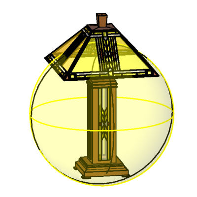 Walnut Mission Style with Night Light Table Lamp