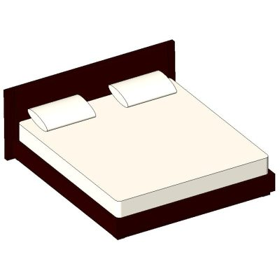 Rio Double Bed - 3D Model
