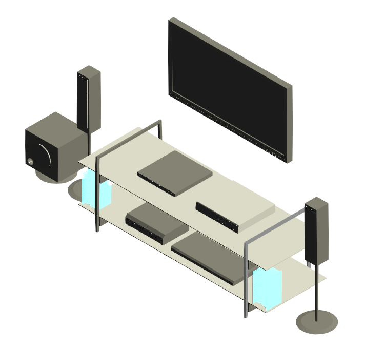 plasma screen with full home theatre system